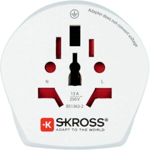 Skross 1.500210-E Netzsteckeradapter Typ F - Universell Skross 1.500210-E Netzsteckeradapter Typ F - Universell
