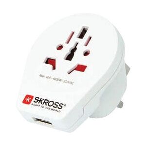 Adaptateur de Prise Skross 1500W - UK - Adaptateur de voyage - Publicité Adaptateur de Prise Skross 1500W - UK - Adaptateur de voyage - Publicité