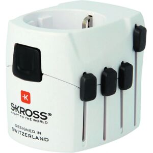 Adaptateur de Voyage Skross PRO - Universel, Noir/Blanc - Adaptateur voyage - Publicité Adaptateur de Voyage Skross PRO - Universel, Noir/Blanc - Adaptateur voyage - Publicité
