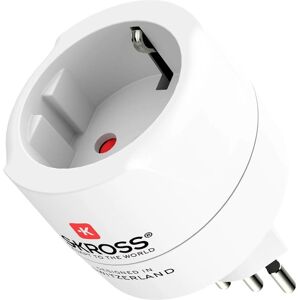 Skross Weißer Universal-Reiseadapter - Reise Stecker für Europa, Schweiz, Italien & Brasilien - 1500272 Skross Weißer Universal-Reiseadapter - Reise Stecker für Europa, Schweiz, Italien & Brasilien - 1500272