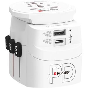 Skross 61663 reseadapter - Vit Skross 61663 reseadapter - Vit