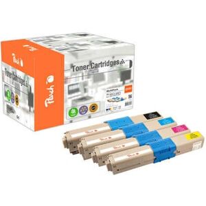 Peach 112100 Cartuccia toner - Nero Ciano Magenta Giallo Peach 112100 Cartuccia toner - Nero Ciano Magenta Giallo
