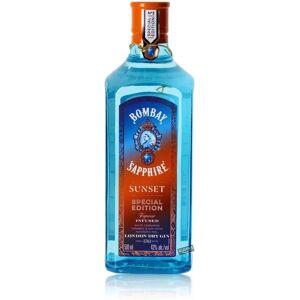 Beperkte editie Bombay Sapphire Sunset Gin - Exotische botanicals & zonsondergang-ontwerp Beperkte editie Bombay Sapphire Sunset Gin - Exotische botanicals & zonsondergang-ontwerp