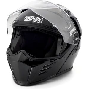 Casque Simpson Darksome 22.06 - Noir, Flip-up, ECE 22.06, Unisexe - Publicité Casque Simpson Darksome 22.06 - Noir, Flip-up, ECE 22.06, Unisexe - Publicité