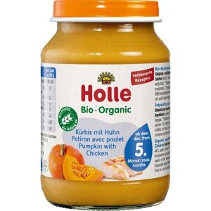 Nourriture bébé bio Holle Citrouille et Poulet - 190g - Publicité Nourriture bébé bio Holle Citrouille et Poulet - 190g - Publicité