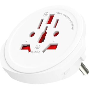 Adaptador de viaje Skross Mundo a Europa - Blanco Adaptador de viaje Skross Mundo a Europa - Blanco