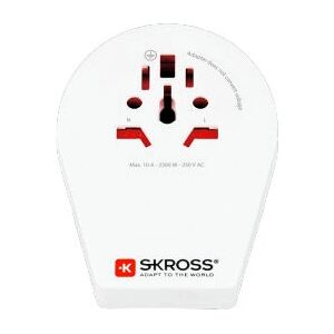 Adaptador de enchufe de corriente Skross 1.500271-E Blanco - power plug adapter Adaptador de enchufe de corriente Skross 1.500271-E Blanco - power plug adapter