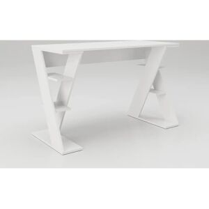 MY HOME Zalisto White Office Desk - Desk MY HOME Zalisto White Office Desk - Desk