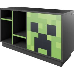 Roba Minecraft TV Lowboard - Creeper - Černá - Dřevo Roba Minecraft TV Lowboard - Creeper - Černá - Dřevo