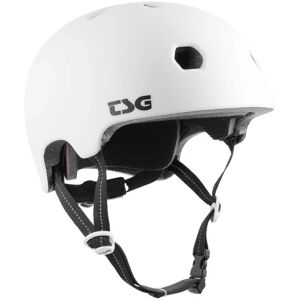 Casque de vélo TSG Meta Blanc - Inmould, Léger, Réglable - Publicité Casque de vélo TSG Meta Blanc - Inmould, Léger, Réglable - Publicité