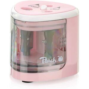 Peach PO102 Electric Pencil Sharpener - Dual Hole Safety Peach PO102 Electric Pencil Sharpener - Dual Hole Safety