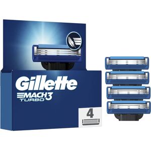 Gillette Gillette Mach3 Turbo Razor Blades - Stronger Than Steel - Pack of 4 Gillette Gillette Mach3 Turbo Razor Blades - Stronger Than Steel - Pack of 4