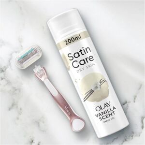 Gillette Satin Care Olay Βανίλια Όνειρο ξυριστική γέλη (200ml) Gillette Satin Care Olay Βανίλια Όνειρο ξυριστική γέλη (200ml)