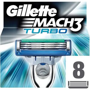Gillette Mach3 Turbo Razor Blades - Pack of 8 Gillette Mach3 Turbo Razor Blades - Pack of 8