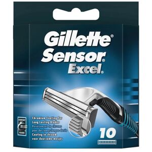 Gillette Sensor Excel - Lâminas de Barbear para Homens, Pacote com 10 Gillette Sensor Excel - Lâminas de Barbear para Homens, Pacote com 10