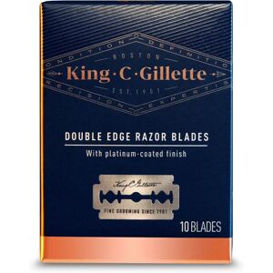 Lames de rasoir Gillette King C. - 10 lames en acier inoxydable - Publicité Lames de rasoir Gillette King C. - 10 lames en acier inoxydable - Publicité
