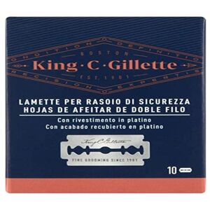 Lâminas de Barbeador de Dupla Face King C Gillette - Lâminas Lâminas de Barbeador de Dupla Face King C Gillette - Lâminas