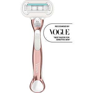 Gillette Venus Deluxe Sensitive Rose Gold Razor - Sensitive Skin Gillette Venus Deluxe Sensitive Rose Gold Razor - Sensitive Skin