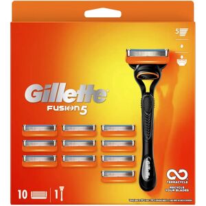 Gillette Fusion5 Veiligheidsscheermes - Scheersysteem met 10 Mesjes Gillette Fusion5 Veiligheidsscheermes - Scheersysteem met 10 Mesjes