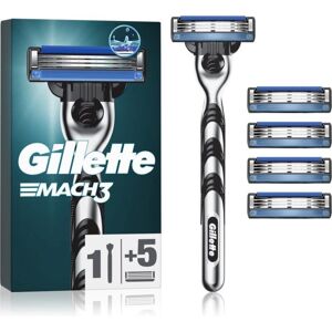 Gillette Mach3 Golarka - 5 Wymienne Głowice - Dla Mężczyzn Gillette Mach3 Golarka - 5 Wymienne Głowice - Dla Mężczyzn