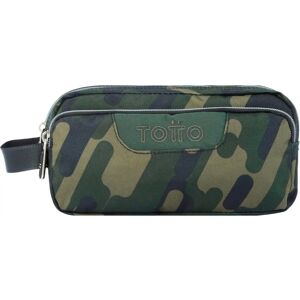 Totto Camouflage Green School Case - Triple Compartments Totto Camouflage Green School Case - Triple Compartments