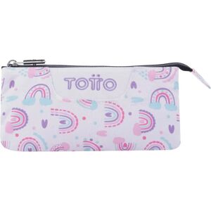 SmartGroup TOTTO White Rainbow School Pouch - School Pouch SmartGroup TOTTO White Rainbow School Pouch - School Pouch