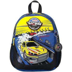 Mochila Escolar Pequeña de Carreras de Coches - Totto Mochila Escolar Pequeña de Carreras de Coches - Totto