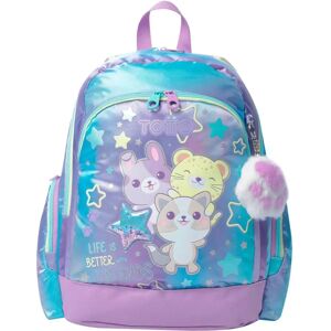 Mochila Totto Friends Azul/lila M - Mochila Mochila Totto Friends Azul/lila M - Mochila