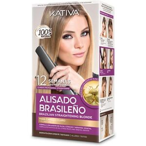 Kit de Lissage Kativa Pro Blonde - 6 Pièces - Publicité Kit de Lissage Kativa Pro Blonde - 6 Pièces - Publicité
