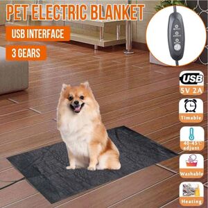 Unbranded Electric Heating Pet Mat Waterproof Carpet Blanket Bed Warm Cat Dog Sleeping Pad - Pet Heating Mat Unbranded Electric Heating Pet Mat Waterproof Carpet Blanket Bed Warm Cat Dog Sleeping Pad - Pet Heating Mat