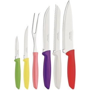 Tramontina Kitchen Knife Set - High-Quality Stainless Steel, Colorful Handles - Kitchen Knife Set Tramontina Kitchen Knife Set - High-Quality Stainless Steel, Colorful Handles - Kitchen Knife Set