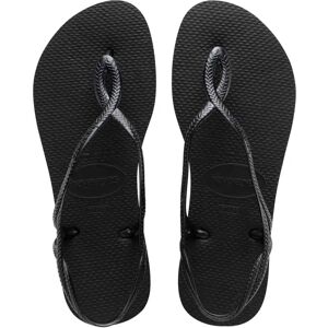 Havaianas Luna Zwarte Sandalen - Casual Strandmode Havaianas Luna Zwarte Sandalen - Casual Strandmode