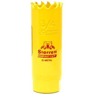 Starrett FCH0034 19mm Hole Saw - Bi-Metal Fast Cut Starrett FCH0034 19mm Hole Saw - Bi-Metal Fast Cut