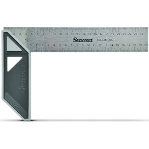 Starrett K53M-250-S Stainless Steel Carpenter Square - Woodworking Tool Starrett K53M-250-S Stainless Steel Carpenter Square - Woodworking Tool