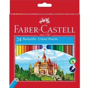 Faber-Castell 120124 Pen/Pencil Set - Colored, Eco, 24 Units Faber-Castell 120124 Pen/Pencil Set - Colored, Eco, 24 Units