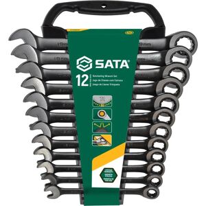 Sata Ensemble de 12 Clés à Cliquet Métriques - Édition Noire - Publicité Sata Ensemble de 12 Clés à Cliquet Métriques - Édition Noire - Publicité