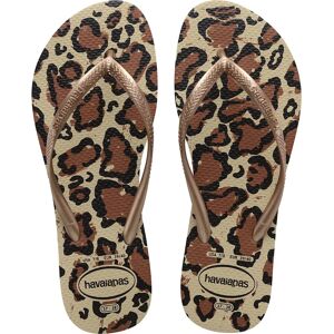 Havaianas Slim Flatform Animals - Beige/Roséguld/Mörkbrun Havaianas Slim Flatform Animals - Beige/Roséguld/Mörkbrun