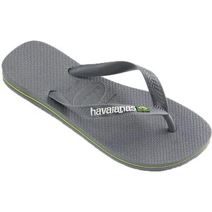Havaianas Brazil Logo - Grey/Steel Grey Havaianas Brazil Logo - Grey/Steel Grey