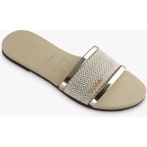 Havaianas You Trancoso Premium Sandale Sable/Gris - Publicité Havaianas You Trancoso Premium Sandale Sable/Gris - Publicité