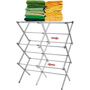 HOMION - 3-Tier Extendable Airer - Indoor - Clothes Airer HOMION - 3-Tier Extendable Airer - Indoor - Clothes Airer