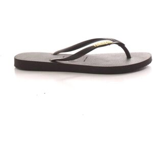Havaianas Slim Logo Metallic - Negro/Dorado Havaianas Slim Logo Metallic - Negro/Dorado
