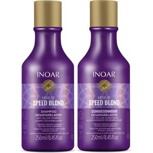 Kit Inoar Speed Blond 250ml - Ensemble de Soins Capillaires - Publicité Kit Inoar Speed Blond 250ml - Ensemble de Soins Capillaires - Publicité