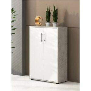 ALTRO - Omega II - Veneato Bianco - Lamina Cemento - Libreria ALTRO - Omega II - Veneato Bianco - Lamina Cemento - Libreria