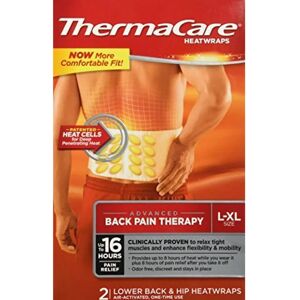 ThermaCare Back Pain Relief Heat Wraps 2 Pack ThermaCare Back Pain Relief Heat Wraps 2 Pack