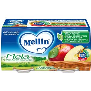 DANONE NUTRICIA Mellin Purea di Mela per Bebè - Senza Glutine, Da 4 Mesi DANONE NUTRICIA Mellin Purea di Mela per Bebè - Senza Glutine, Da 4 Mesi