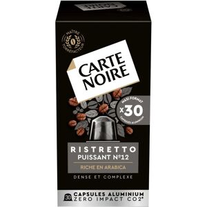 Capsules Ristretto N°12 - Carte Noire - 30/90/240 pièces - Publicité Capsules Ristretto N°12 - Carte Noire - 30/90/240 pièces - Publicité