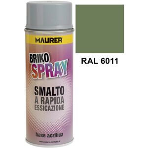 MAURER - Spray Vernice Verde Reseda 400 Ml - vernice in spray professionale MAURER - Spray Vernice Verde Reseda 400 Ml - vernice in spray professionale