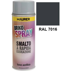 MAURER - Spray plus 400ML grigio RAL7016 - Vernice spray MAURER - Spray plus 400ML grigio RAL7016 - Vernice spray