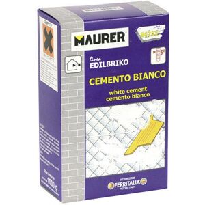 Cemento Bianco Maurer - 5kg per piastrelle e riparazioni - Interno/Esterno Cemento Bianco Maurer - 5kg per piastrelle e riparazioni - Interno/Esterno