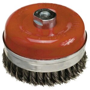 Ruota in filo d'acciaio forgiato Maurer - 100x29mm - M14 - Accessorio per smerigliatrice Ruota in filo d'acciaio forgiato Maurer - 100x29mm - M14 - Accessorio per smerigliatrice